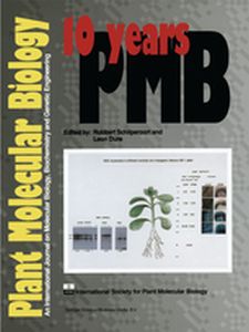 10 YEARS PLANT MOLECULAR BIOLOGY - R.a. Dure Leon Schilperoort