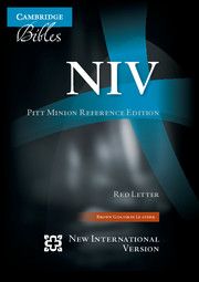 NIV PITT MINION REFERENCE BIBLE BROWN GOATSKIN LEATHER REDLETTER TEXT NI446: