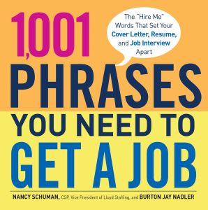 1001 PHRASES YOU NEED TO GET A JOB - Schuman Nancy