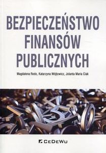 BEZPIECZEŃSTWO FINANSÓW PUBLICZNYCH - Jolanta Maria Ciak