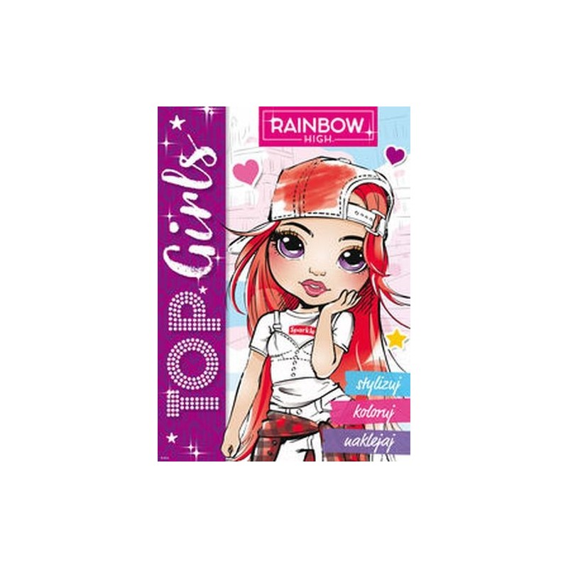 RAINBOW HIGH. TOP GIRLS. STYLIZUJ, KOLORUJ, NAKLEJAJ 3