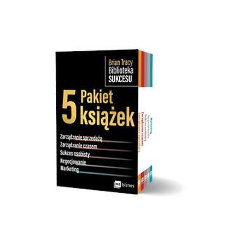 PAKIET BRIAN TRACY BIBLIOTEKA SUKCESU. ZARZĄDZANIE SPRZEDAŻĄ / ZARZĄDZANIE CZASEM / SUKCES OSOBISTY /  NEGOCJOWANIE / MARKETI...