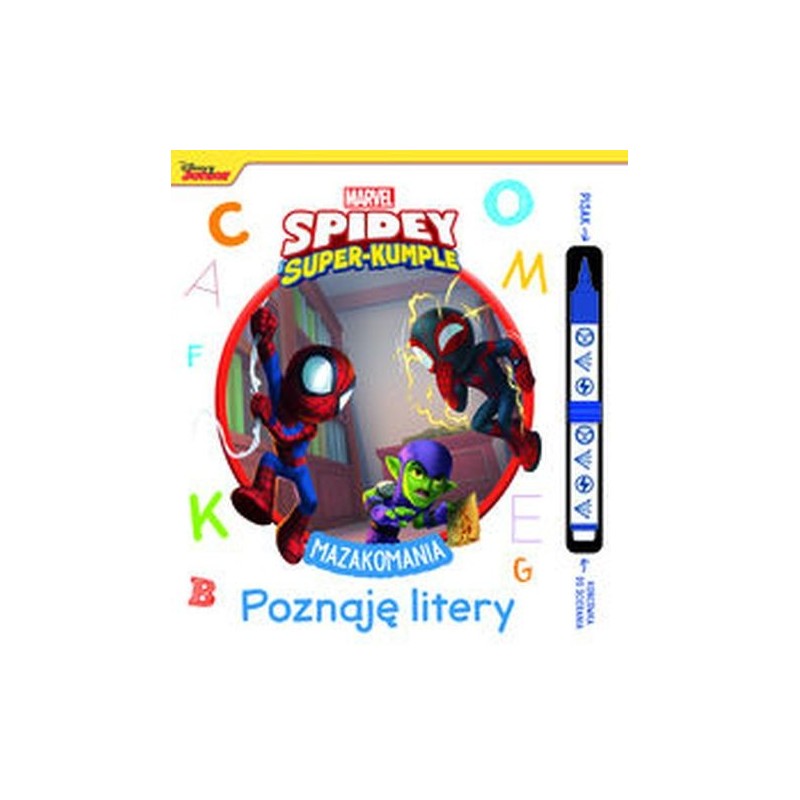 MAZAKOMANIA. POZNAJĘ LITERY. MARVEL SPIDEY I SUPER-KUMPLE