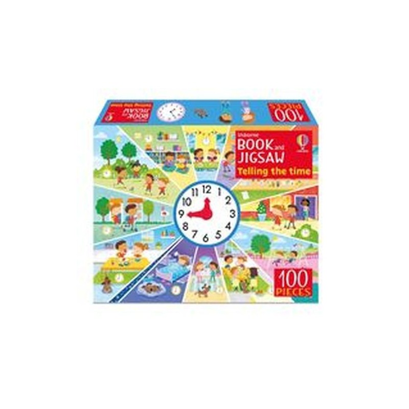 USBORNE BOOK AND JIGSAW TELLING THE TIME