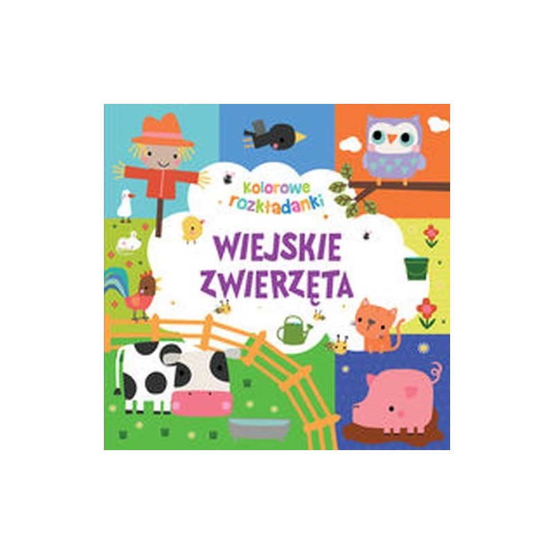 WIEJSKIE ZWIERZĘTA. KOLOROWE ROZKŁADANKI