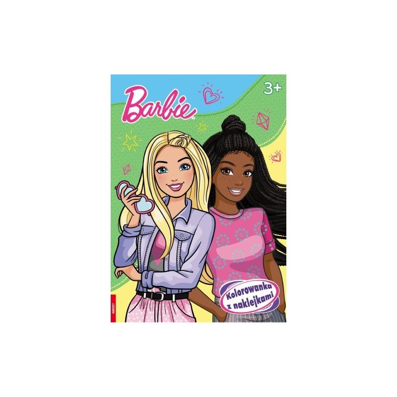 BARBIE DREAMHOUSE ADVENTURES KOLOROWANKA Z NAKLEJKAMI