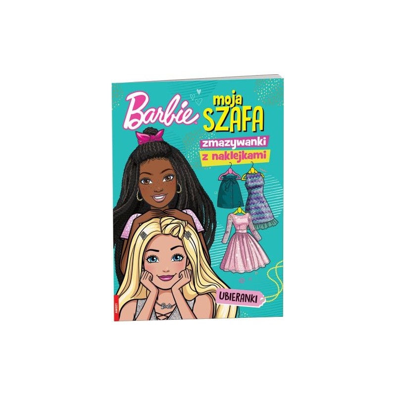 BARBIE MOJA SZAFA ZMAZYWANKI Z NAKLEJKAMI