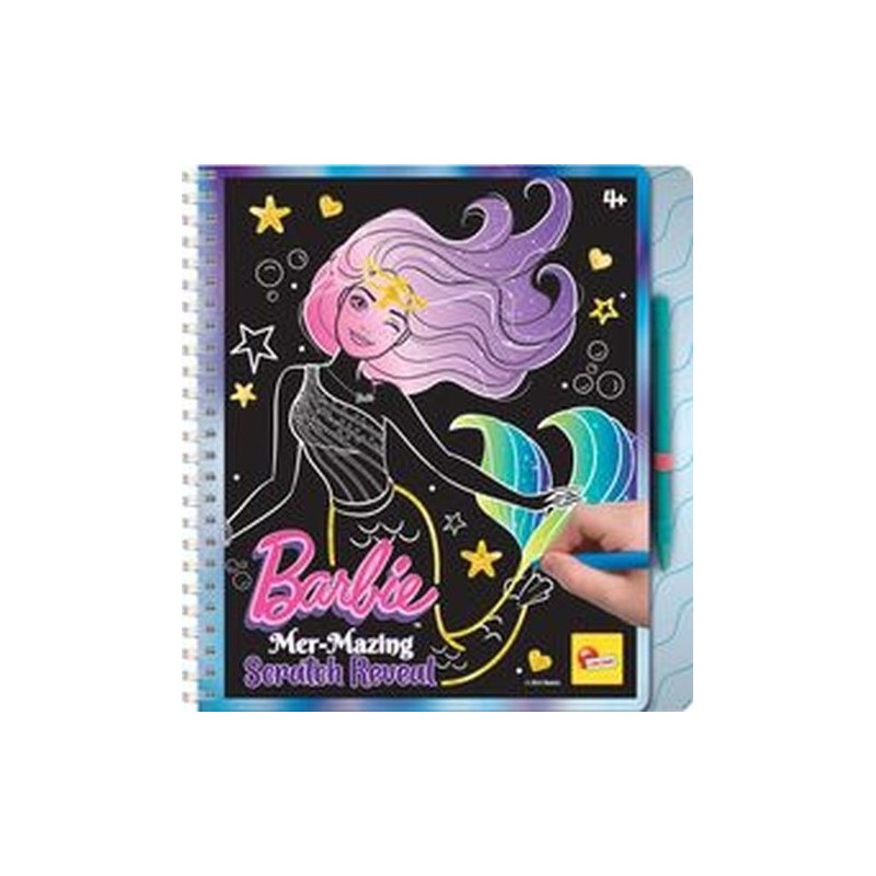 BARBIE SKETCH BOOK MER-MAZING SCRATCH REVEAL