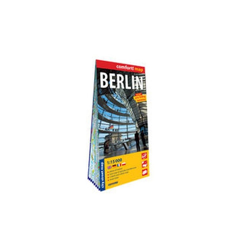 BERLIN LAMINOWANY PLAN MIASTA 1:15 000