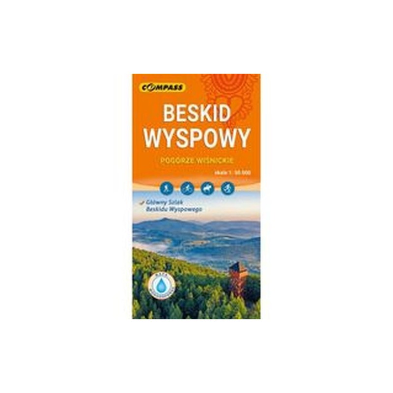 BESKID WYSPOWY POGÓRZE WIŚNICKIE 1:50 000