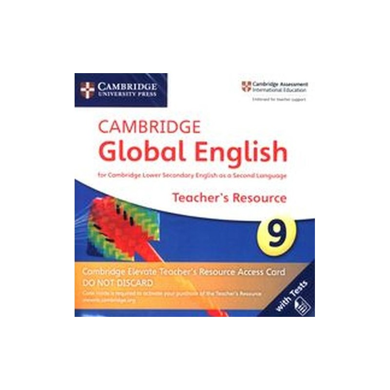 CAMBRIDGE GLOBAL ENGLISH 9 CAMBRIDGE ELEVATE TEACHERS RESOURCE ACCESS CARD