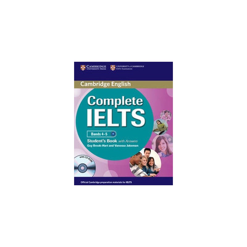 COMPLETE IELTS BANDS 4-5 STUDENTS BOOK WITH ANSWERS WITH CD-ROM