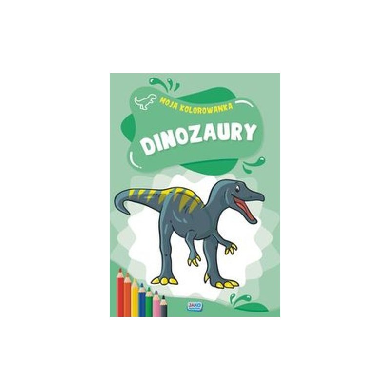 DINOZAURY MOJA KOLOROWANKA 2 SZTUKI