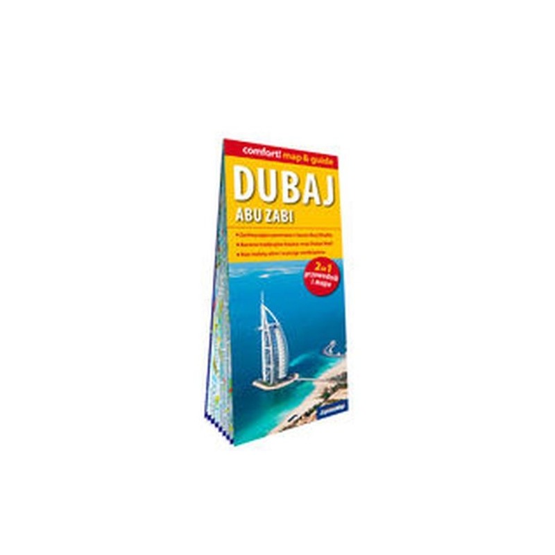 DUBAJ LAMINOWANY MAPGUIDE 2W1 PRZEWODNIK I MAPA