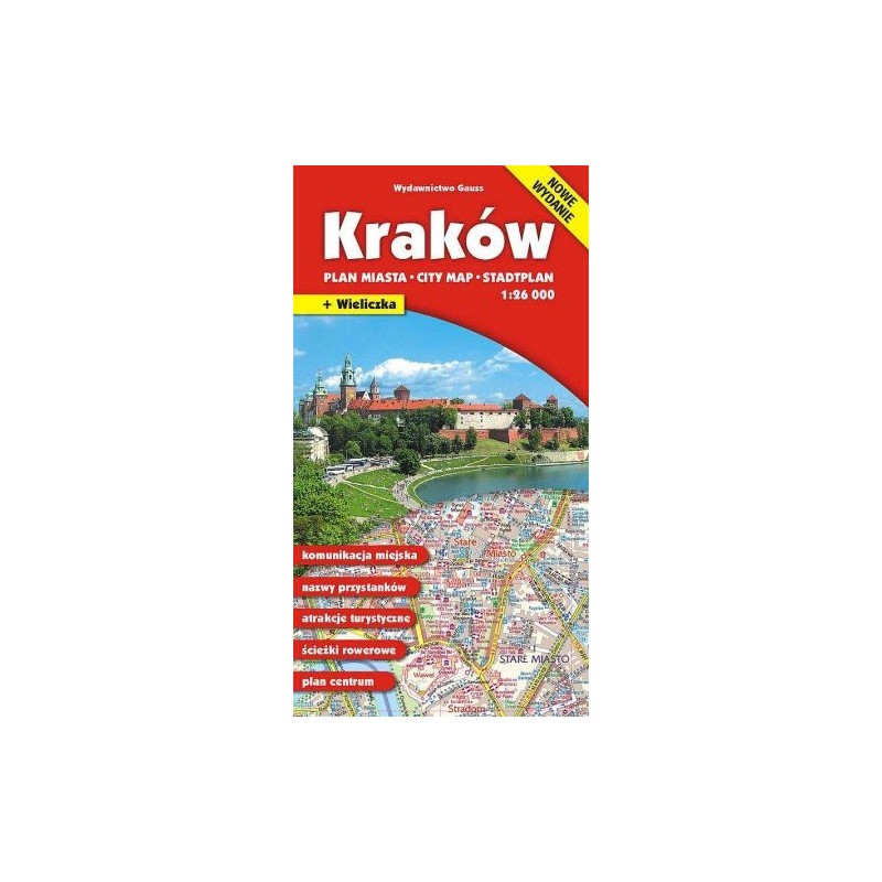 KRAKÓW. PLAN MIASTA 1:26000 WYD. 18