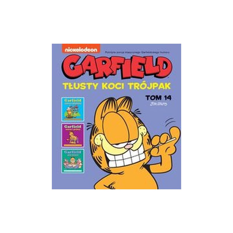 GARFIELD TŁUSTY KOCI TRÓJPAK TOM 14