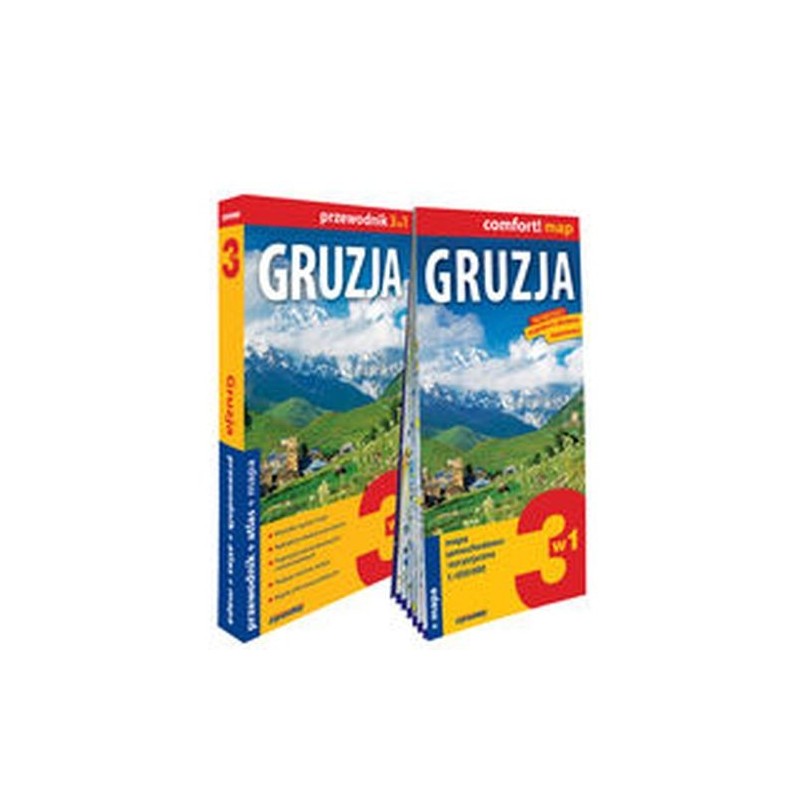 GRUZJA 3W1 PRZEWODNIK + ATLAS + MAPA