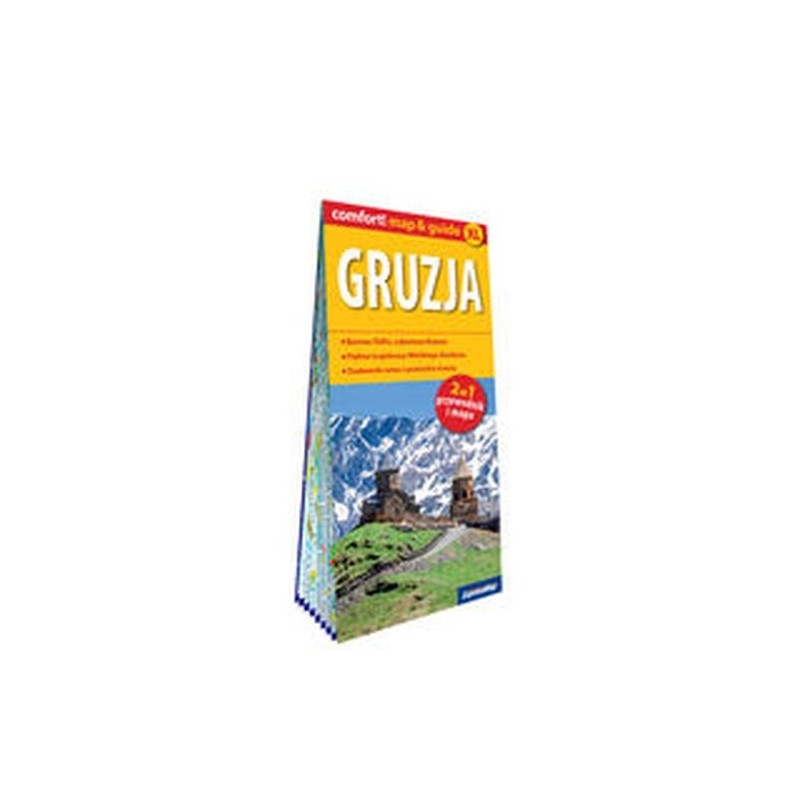 GRUZJA LAMINOWANY MAPGUIDE XL 2W1 PRZEWODNIK I MAPA