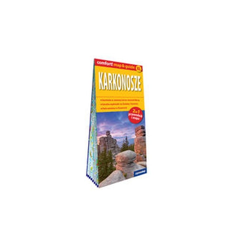 KARKONOSZE LAMINOWANY MAPGUIDE XL 2W1: PRZEWODNIK I MAPA