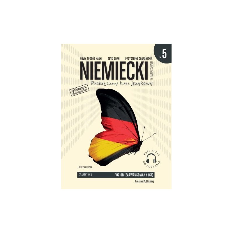 NIEMIECKI W TŁUMACZENIACH. GRAMATYKA 5 POZIOM C1