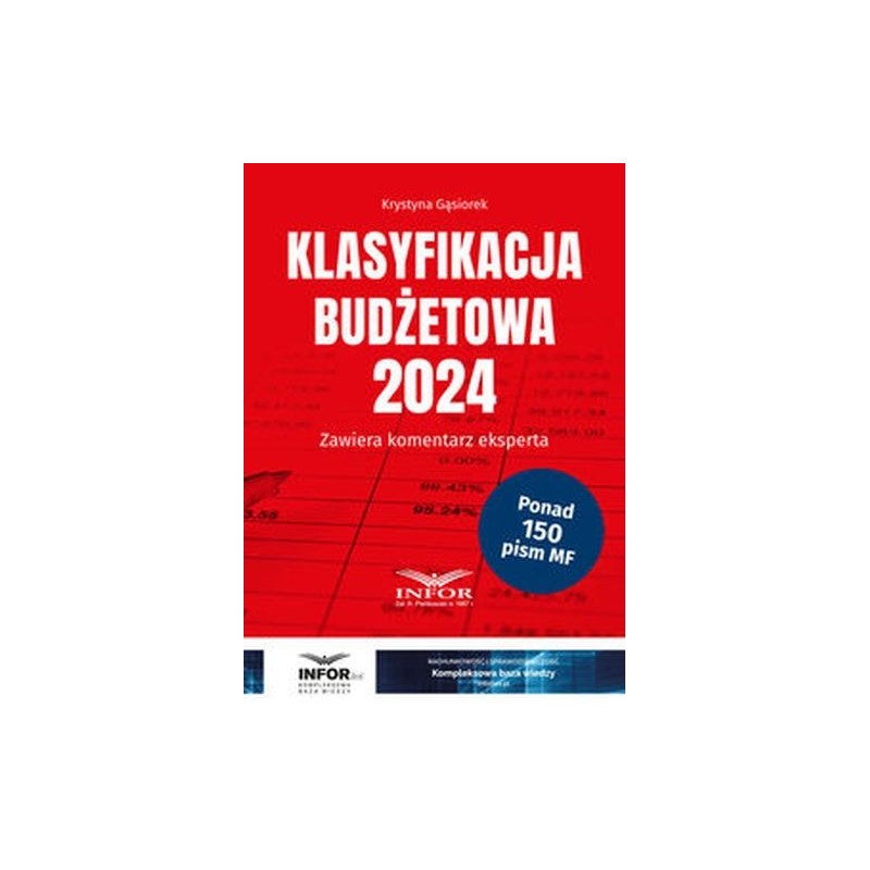 KLASYFIKACJA BUDŻETOWA 2024