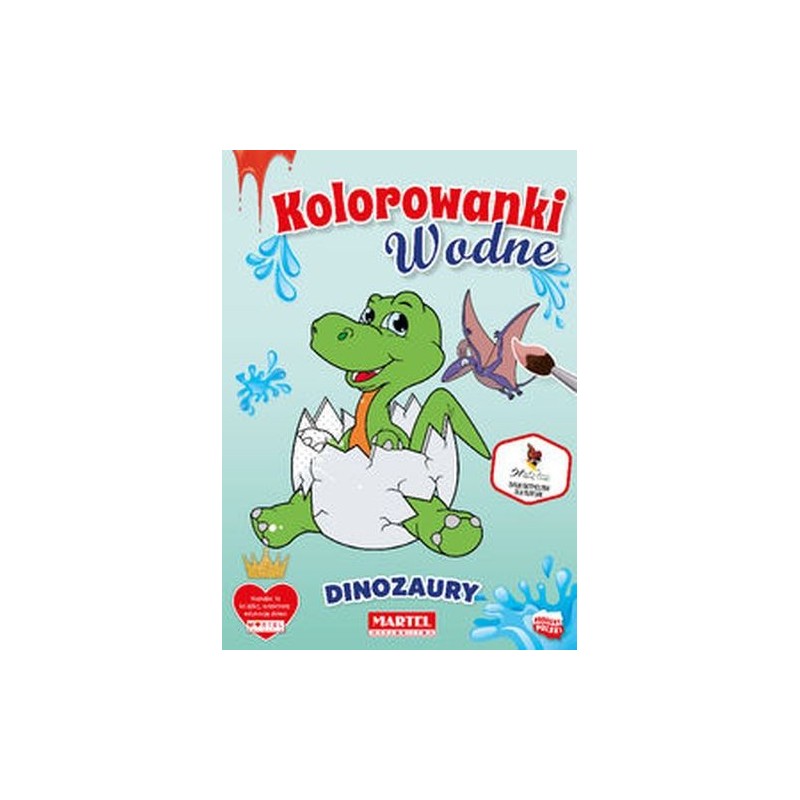 KOLOROWANKA WODNA DINOZAURY