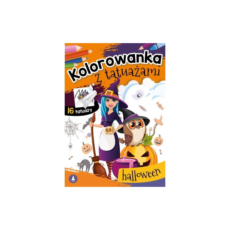 KOLOROWANKA Z TATUAŻAMI HALLOWEEN