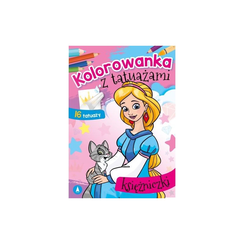 KOLOROWANKA Z TATUAŻAMI KSIĘŻNICZKI