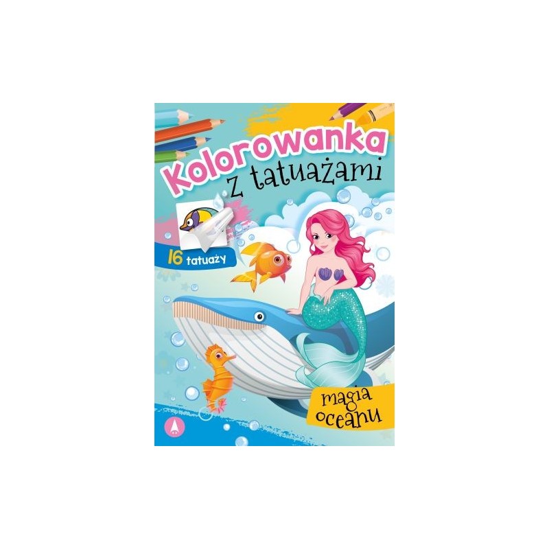 KOLOROWANKA Z TATUAŻAMI MAGIA OCEANU