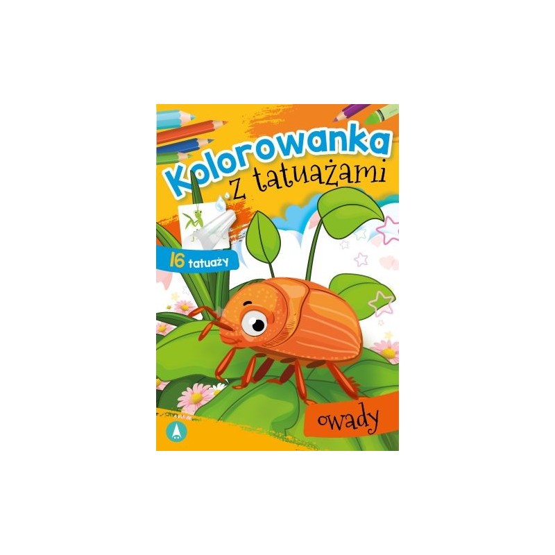 KOLOROWANKA Z TATUAŻAMI OWADY