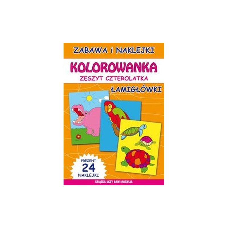 KOLOROWANKA ZESZYT CZTEROLATKA