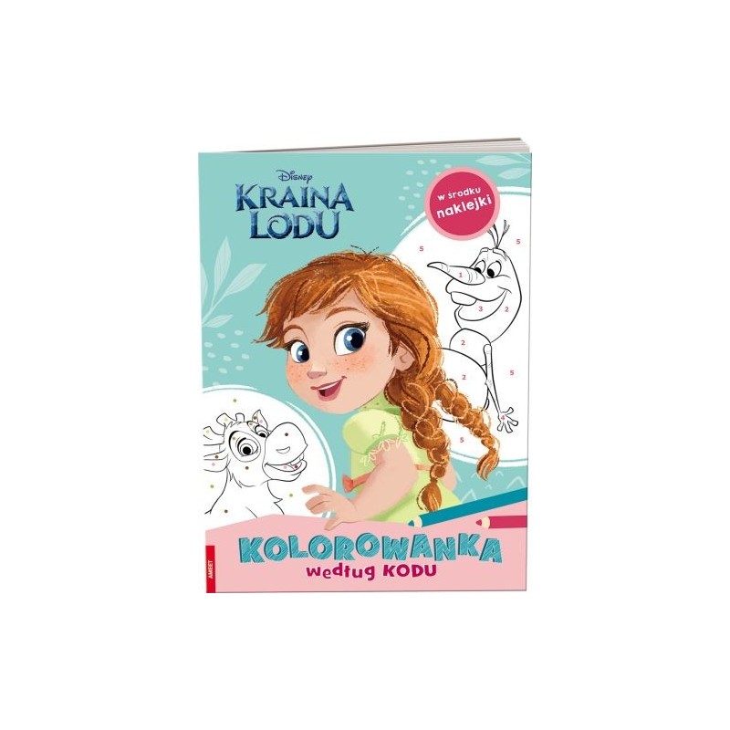 KRAINA LODU KOLOROWANKA WEDŁUG KODU