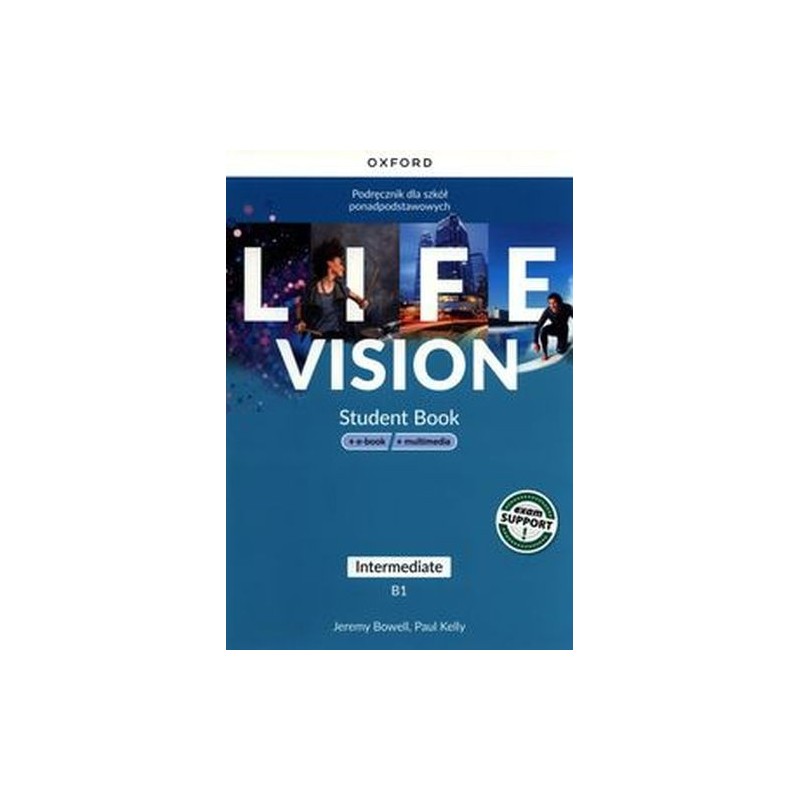 LIFE VISION INTERMEDIATE PODRĘCZNIK + E-BOOK + MULTIMEDIA