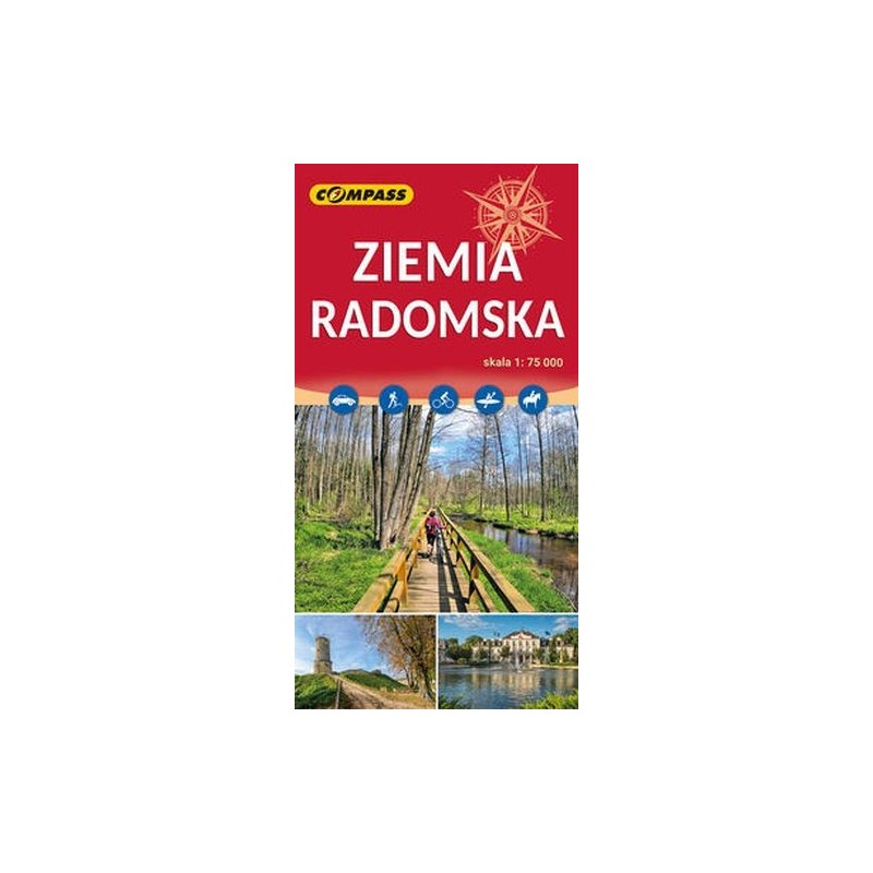 MAPA ZIEMIA RADOMSKA 1:75 000