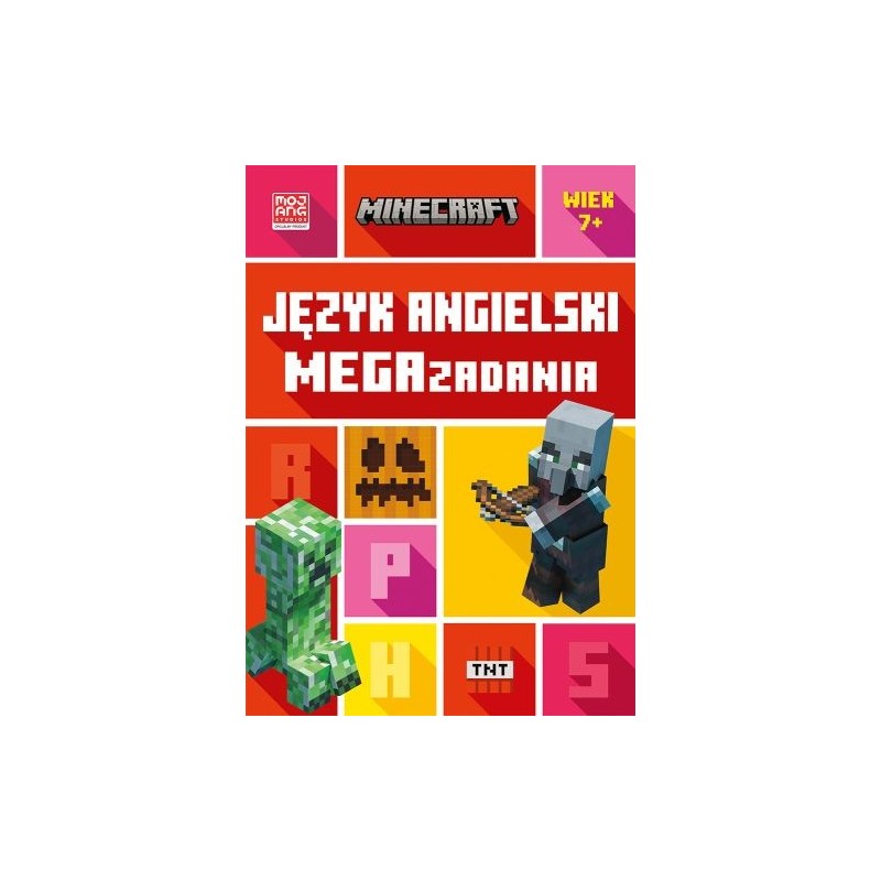 MINECRAFT JĘZYK ANGIELSKI MEGAZADANIA 7+