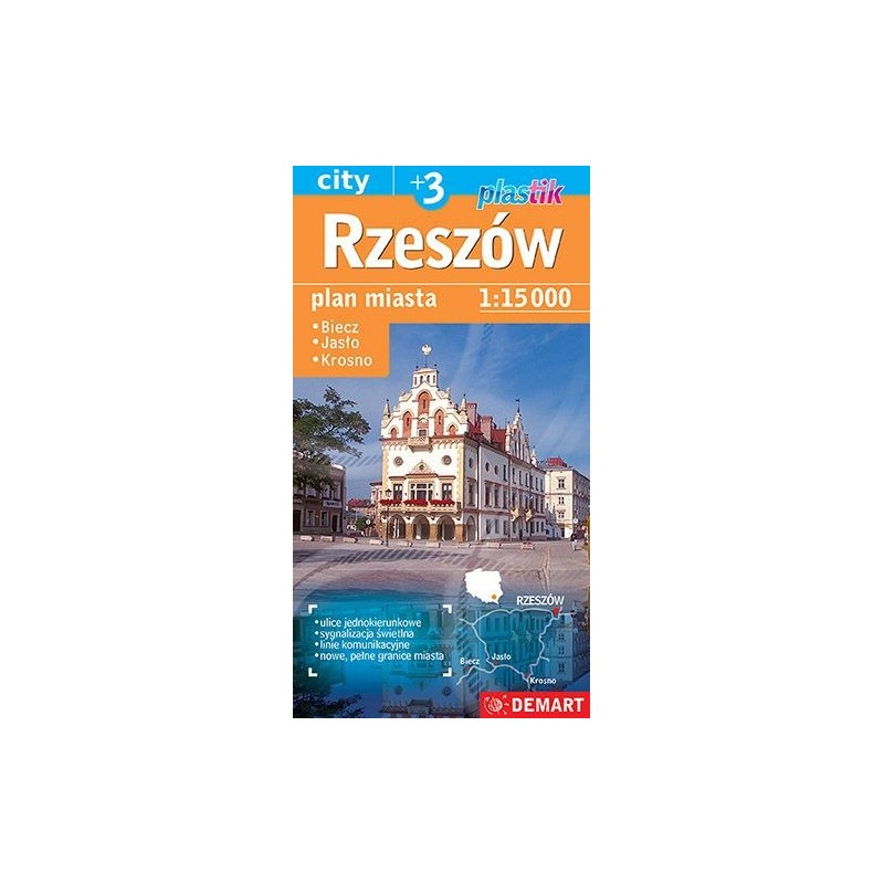 RZESZÓW 1:15 000 PLAN MIASTA