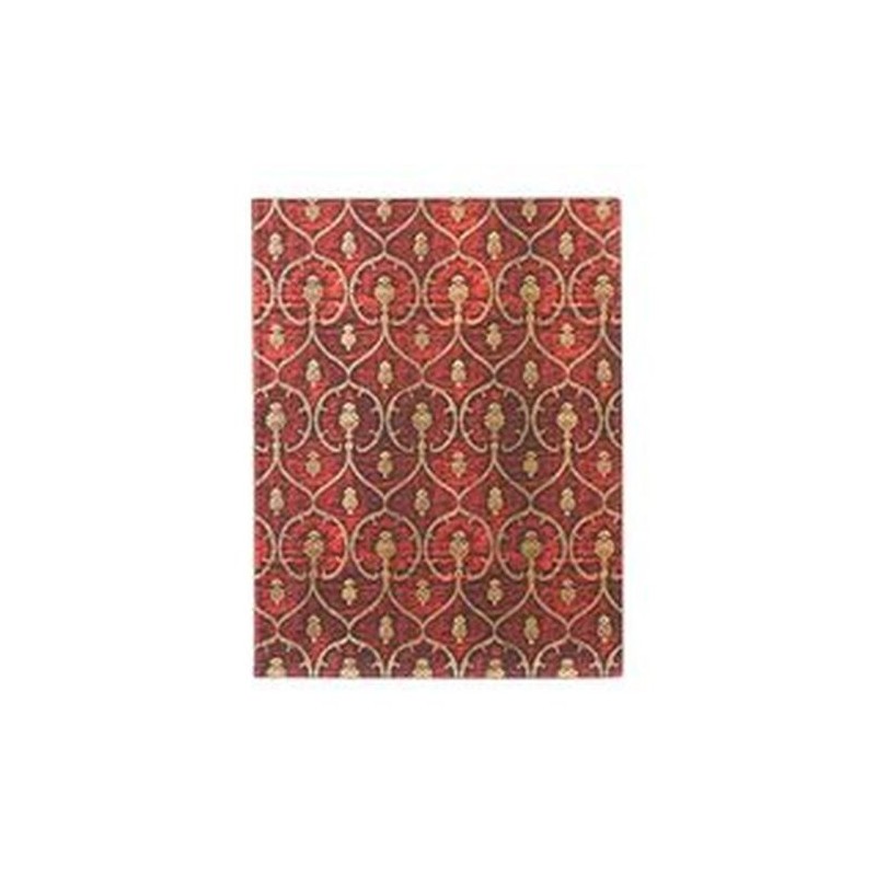 NOTATNIK W LINIE PAPERBLANKS RED VELVET ULTRA FLEXI