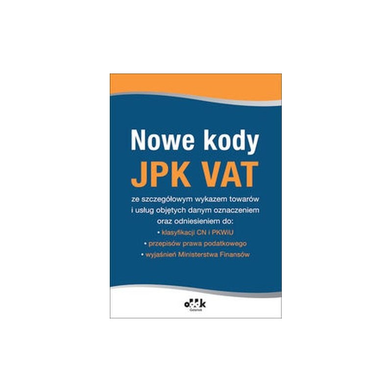 NOWE KODY JPK VAT