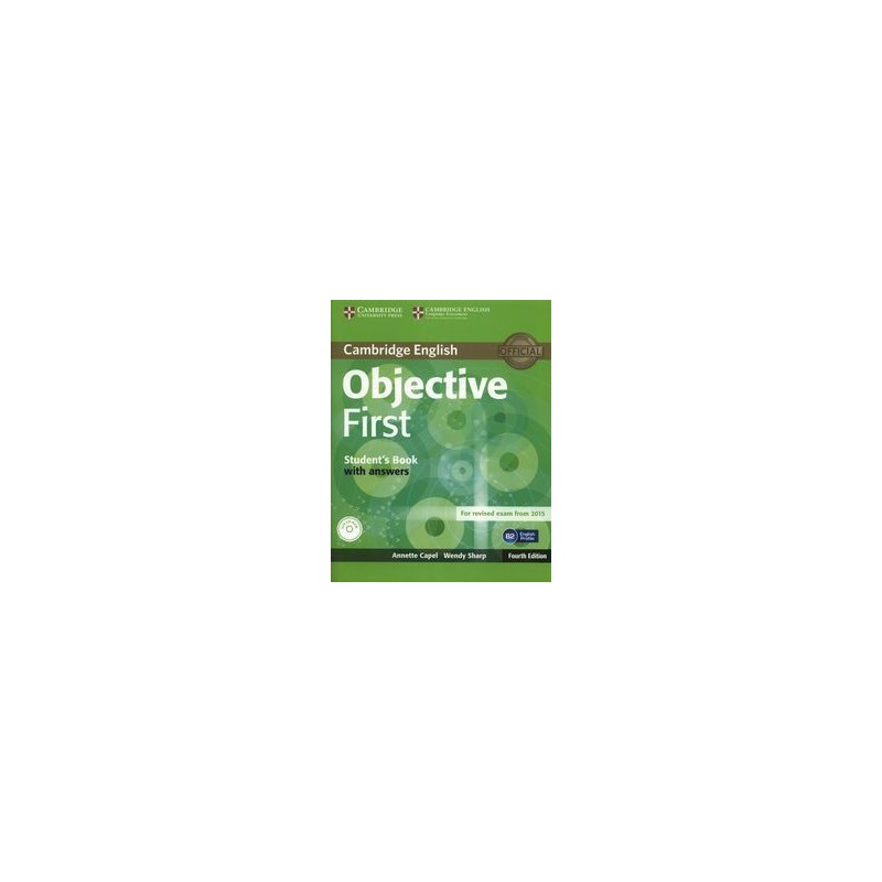 OBJECTIVE FIRST STUDENTS BOOK WITH ANSWERS + CD