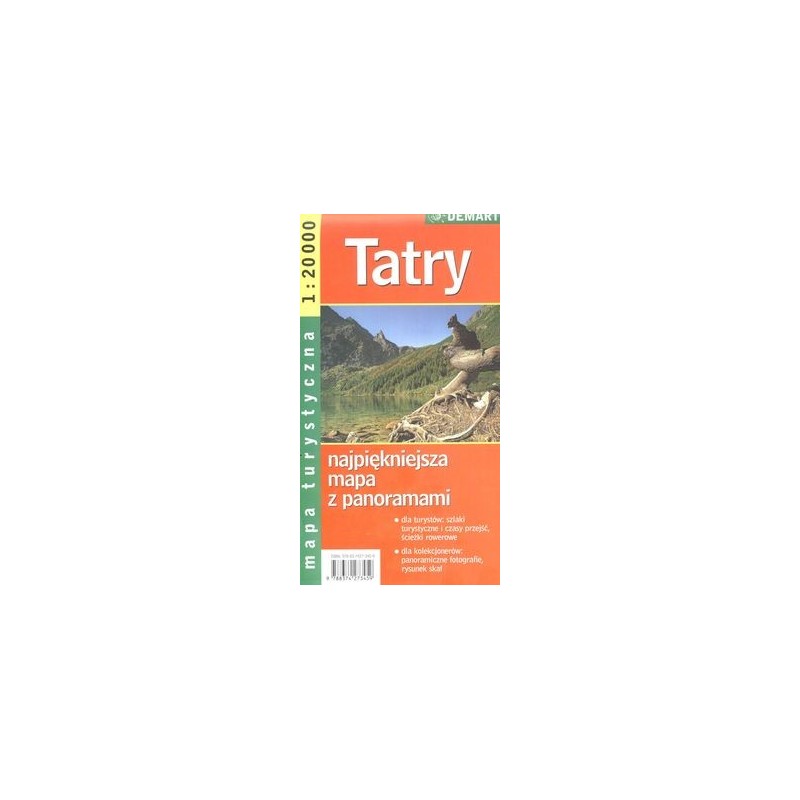 TATRY MAPA TURYSTYCZNA