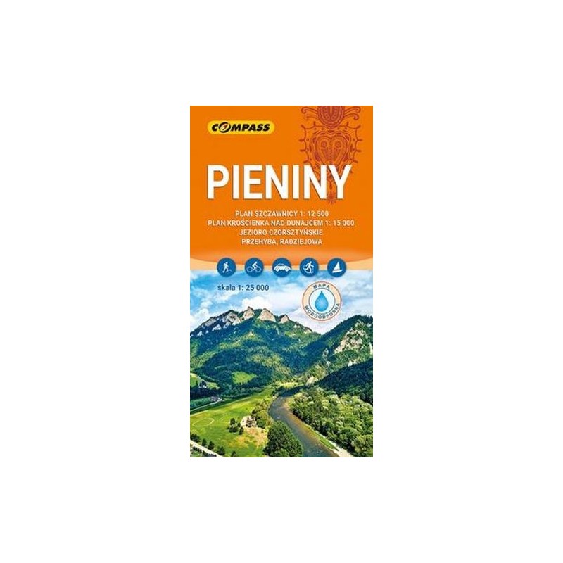 PIENINY MAPA LAMINOWANA