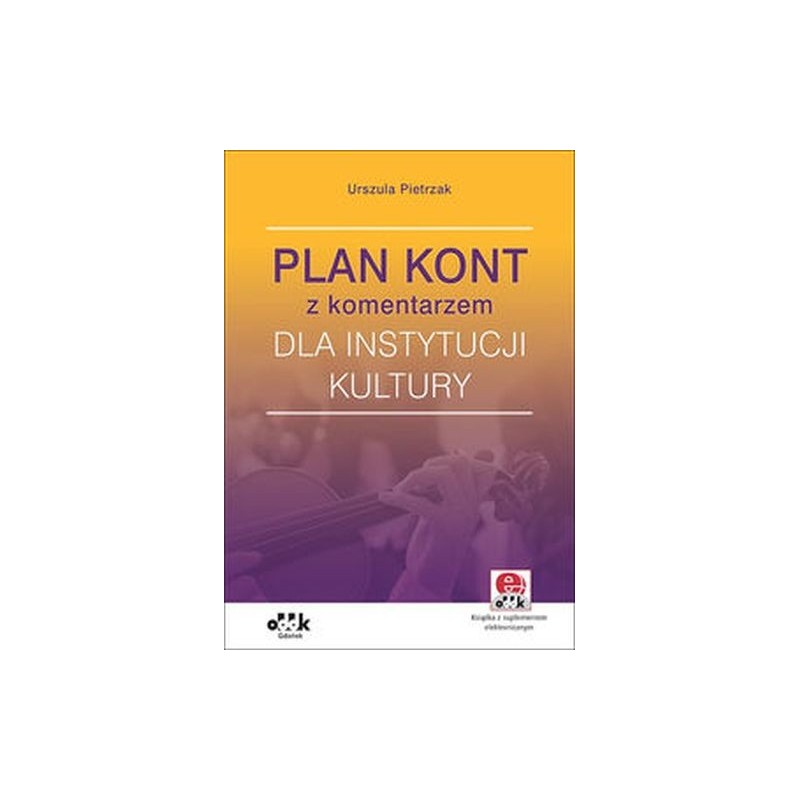 PLAN KONT Z KOMENTARZEM DLA INSTYTUCJI KULTURY