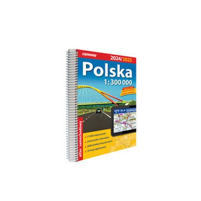 POLSKA ATLAS SAMOCHODOWY 1:300 000