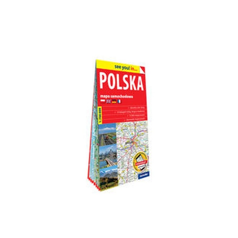 POLSKA MAPA SAMOCHODOWA 1:700 000