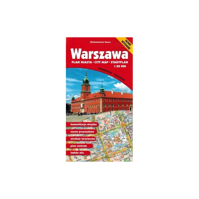 WARSZAWA. PLAN MIASTA 1:28 000