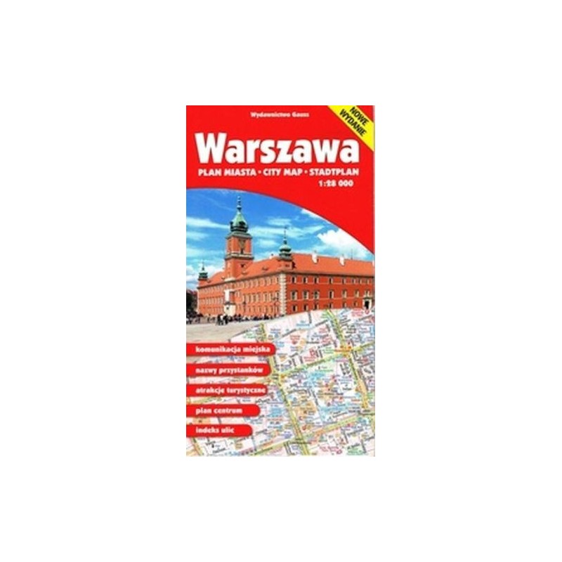 WARSZAWA. PLAN MIASTA 28T