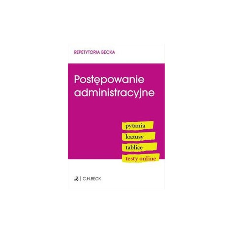 POSTĘPOWANIE ADMINISTRACYJNE