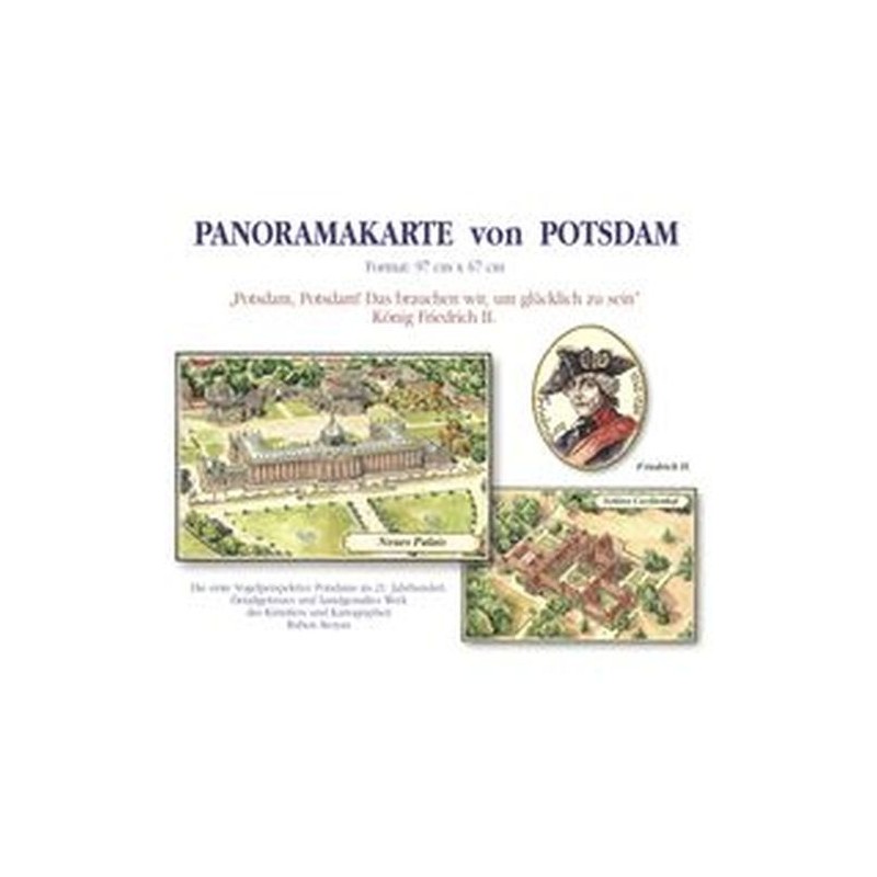 POTSDAM PANORAMA MAPA PAMIĄTKOWA