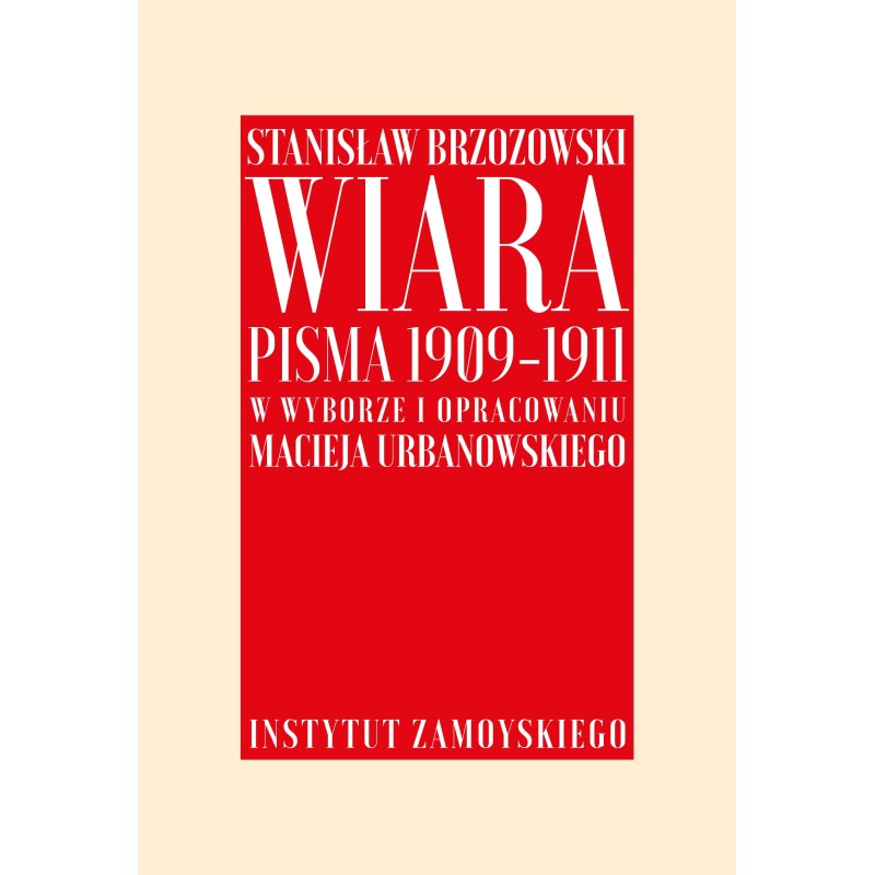 WIARA PISMA 1909-1911