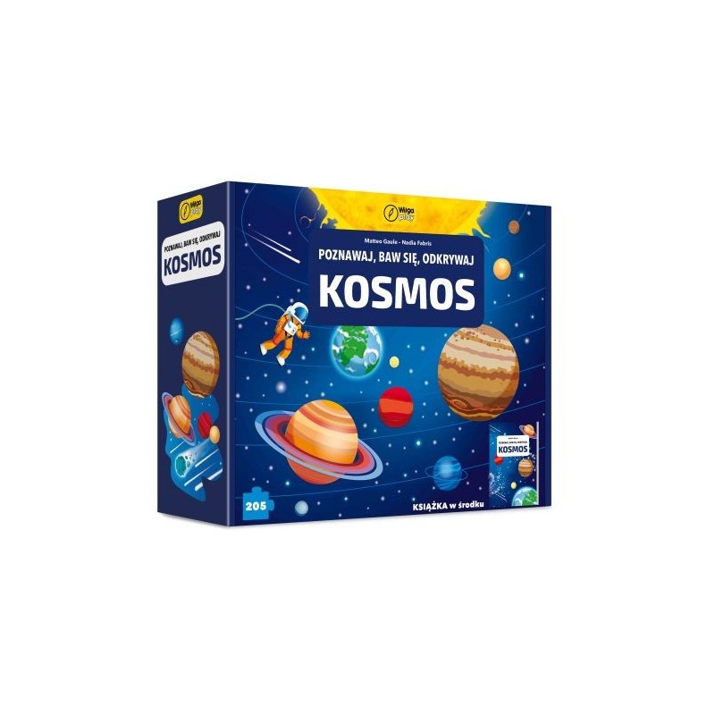 POZNAWAJ, BAW SIĘ, ODKRYWAJ. KOSMOS PUZZLE I KSIĄŻKA